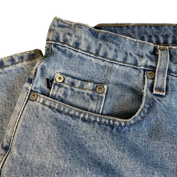 Vintage Polo Ralph Lauren Mens Banner Jeans Size 30x34 Blue Denim Streetwear Y2K - Picture 8 of 15
